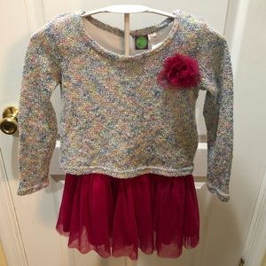 Dollie & Me Tweed & Tulle Tutu Dress girls’ size 6-$12